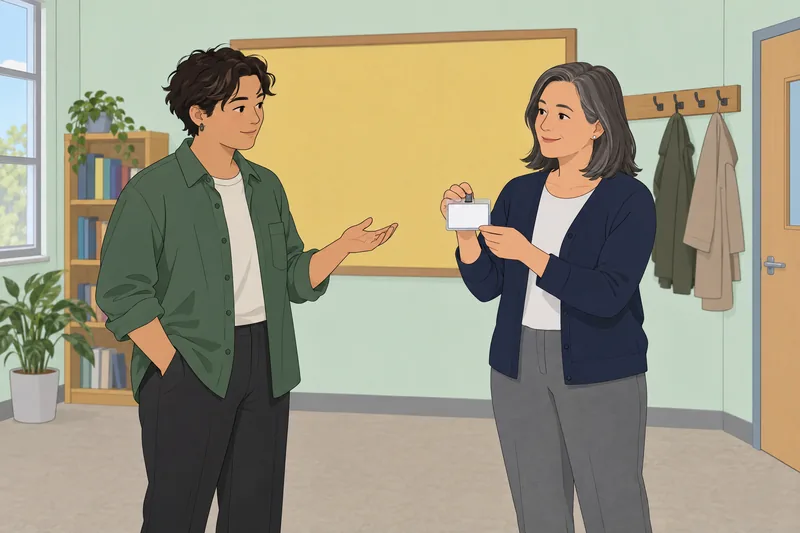 Non-Binary Name Quiz shows a blank name card.