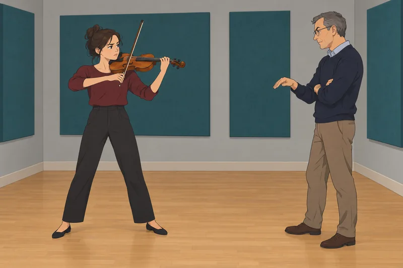 Non-Chord Tones Quiz follows a violin phrase.