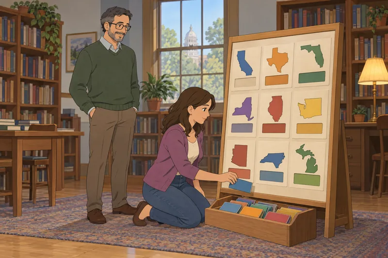 cuestionario sobre los estados forma parejas.