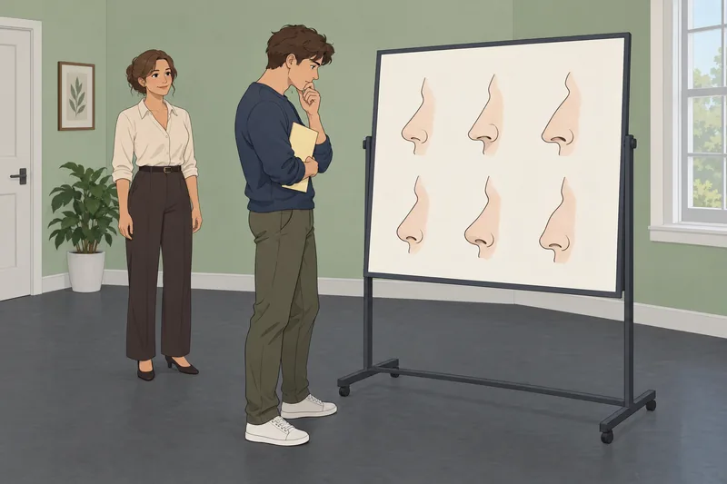 cuestionario sobre la nariz en clase.