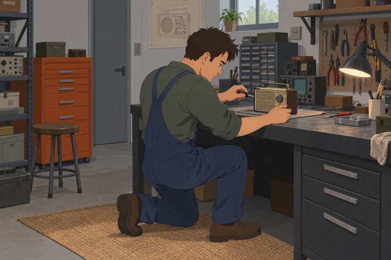 Nostalgia Quiz highlights a vintage radio.