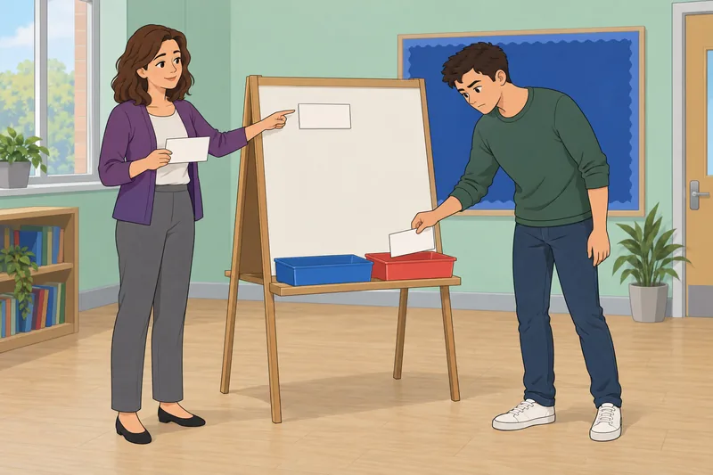 Noun and Verb in a classroom grammar exercise.