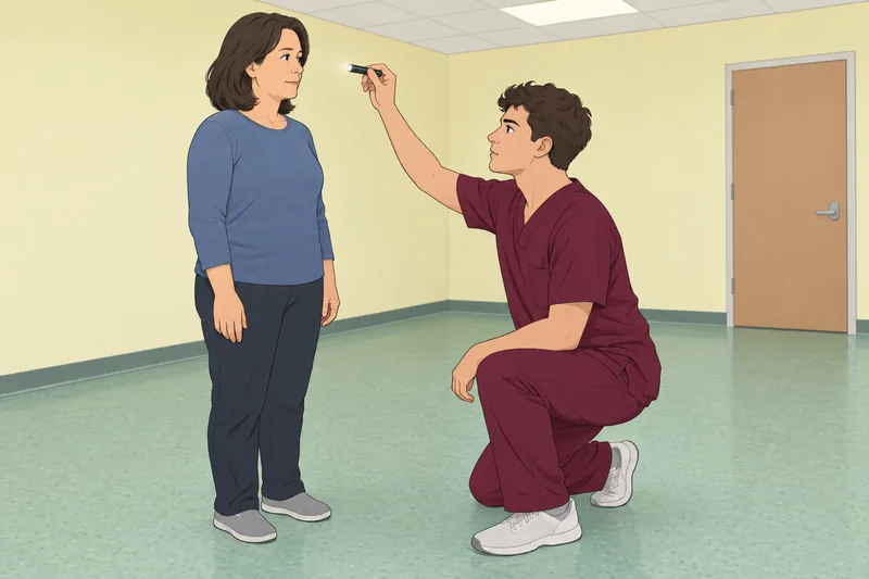 NR509 Week 3 features a pupil examination.
