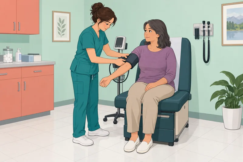 NR509 Week 3 shows a blood-pressure check.