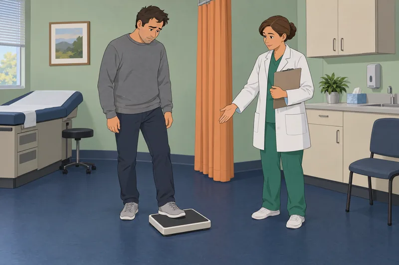 Objectified Body Consciousness appears beside a clinic scale.