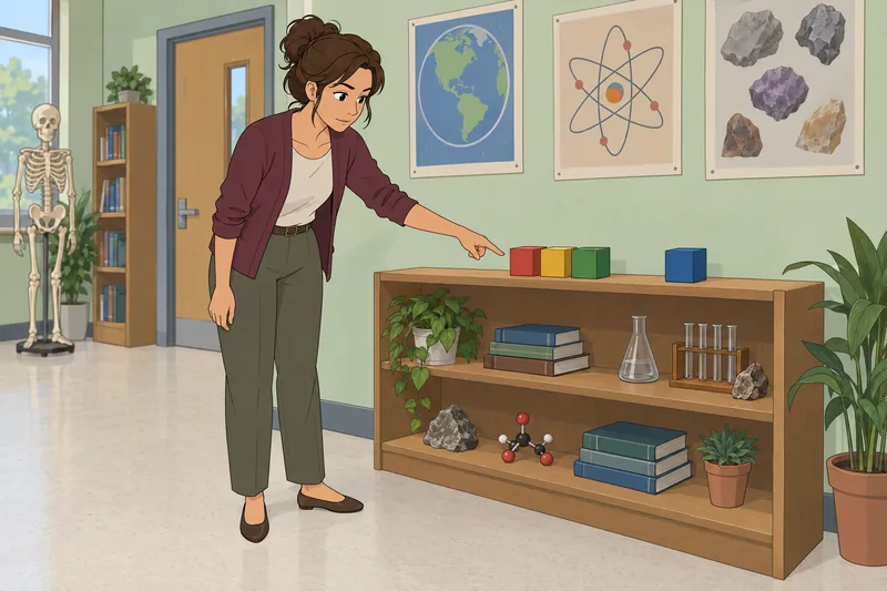 Observation Quiz depicts a teacher finding change.