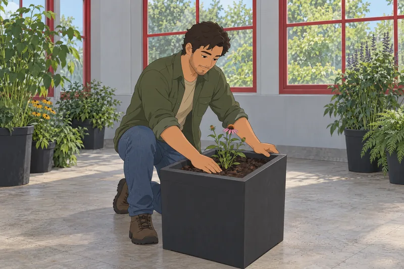 Environmental Responsibility Scale appears beside a native seedling.
