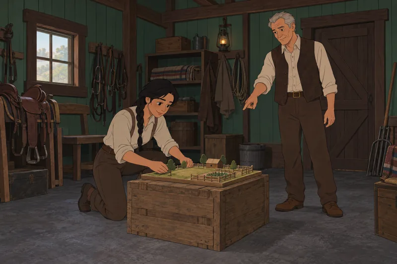 Of Mice and Workers shape a farm model.