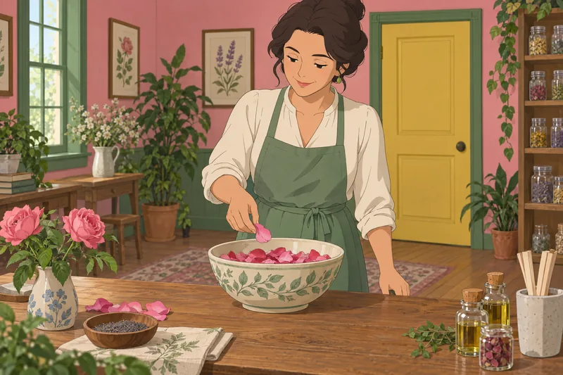 El cuestionario de aromas captura un momento floral.