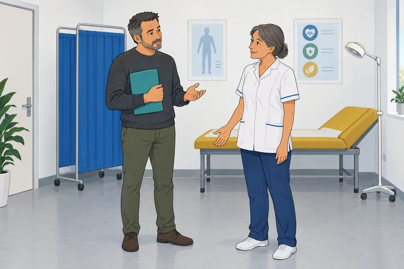 Online Health Information reaches a calm clinic discussion.