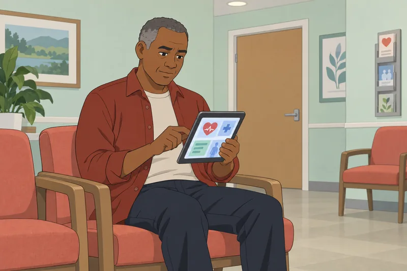 Online Health Information reviewed in a clinic.