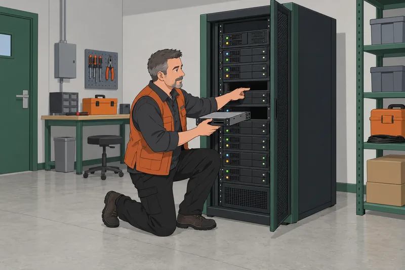Operating Systems Quiz shows server storage being checked.