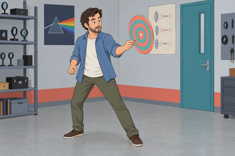 Optical Illusions Quiz features a spinning color wheel.