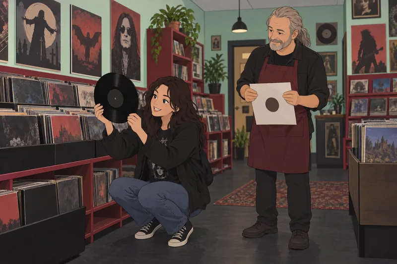 cuestionario sobre Ozzy: esta tienda prueba recuerdos musicales.