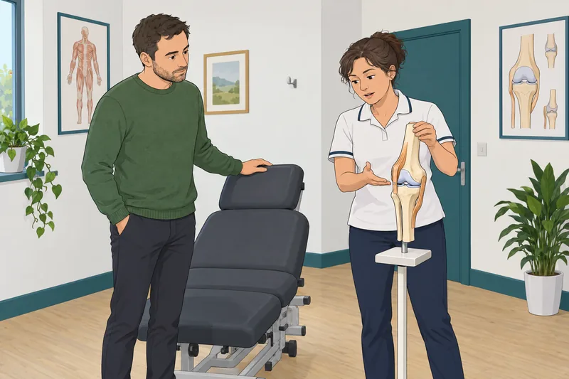 Un cuestionario sobre el dolor aparece en clínica.