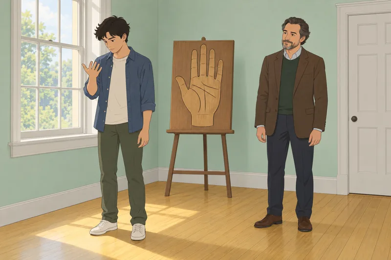 El cuestionario de lectura muestra una mano.