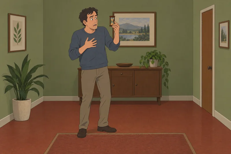Panic Disorder Screener follows a man timing sensations.