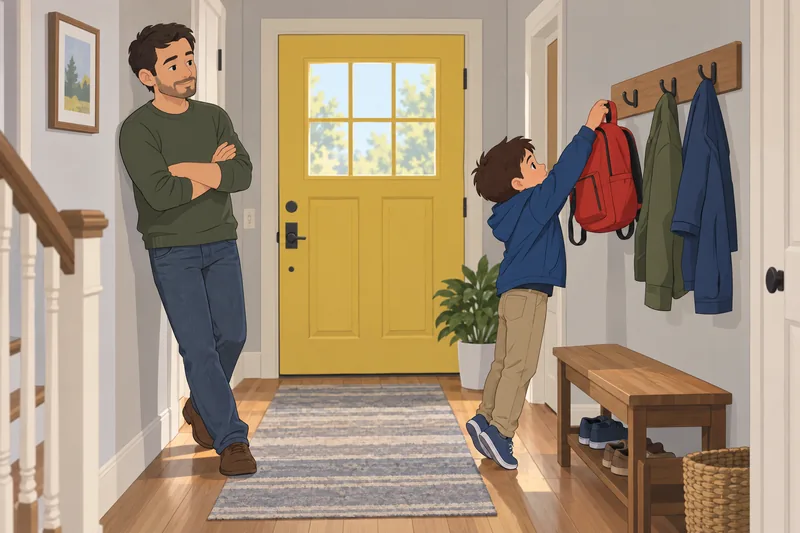 Parental Satisfaction Scale captures a steady hallway routine.