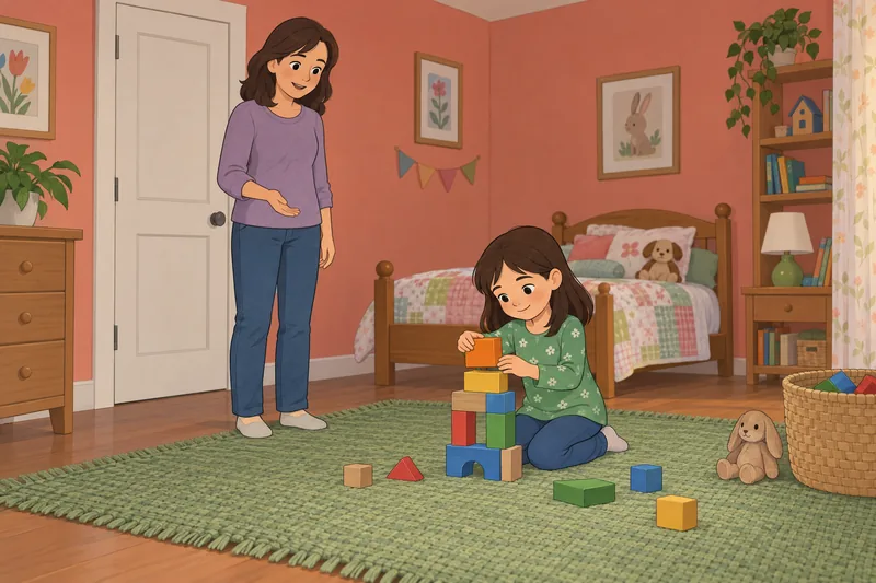 Parenting Style Quiz shows patient play guidance.