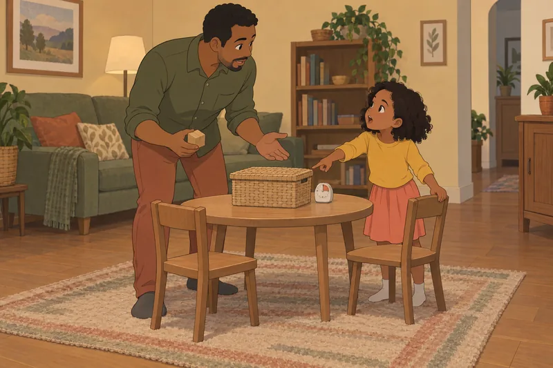 Parenting Style Test: father explains, daughter protests