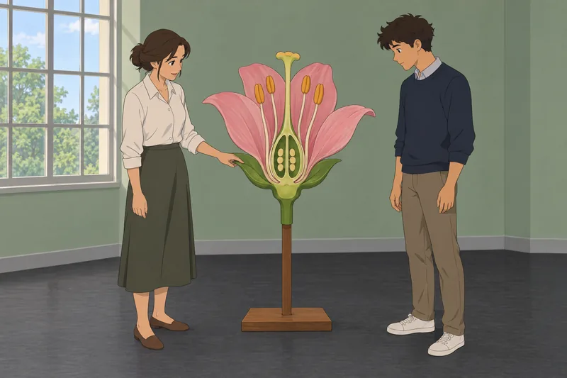 El cuestionario sobre las flores aparece en clase.