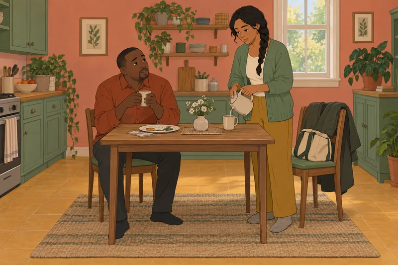 Escala de dolor emocional: té y conversación