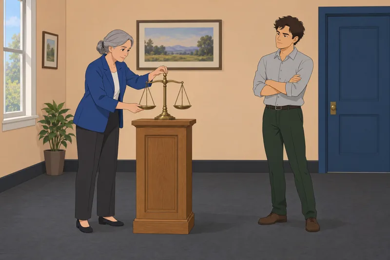 Paternalism Questionnaire Test depicts a law-balancing discussion.