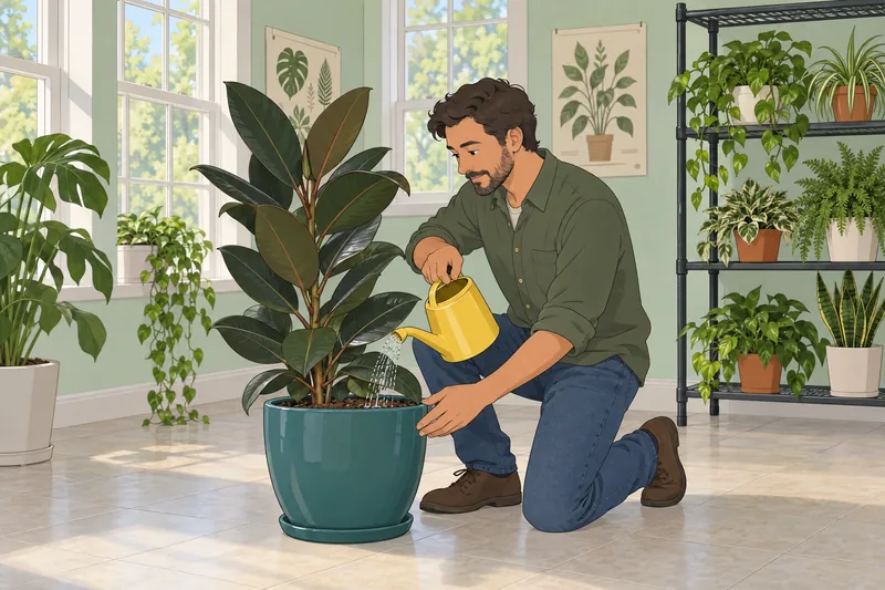 People and Plants shows daily plant care.