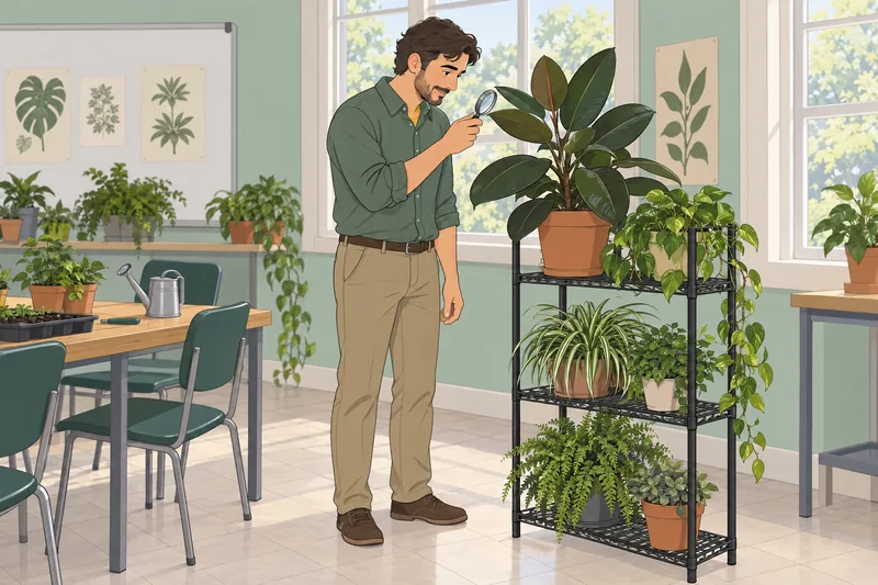 personas y plantas muestra cuidado diario.