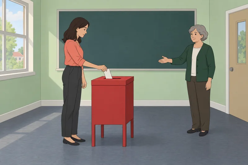 Perceived Political Efficacy shows a citizen voting.