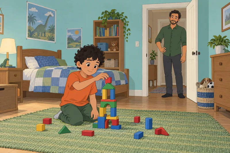 Perceived Stress Scale supports calm block play.