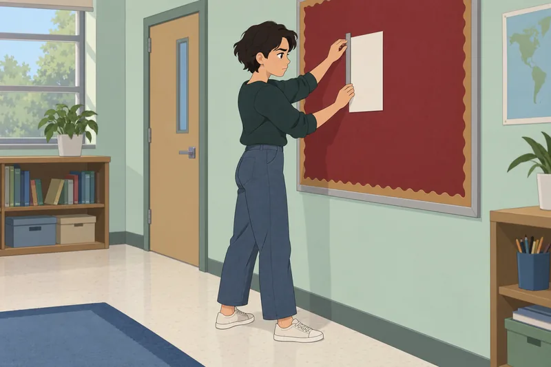 Perfectionist Quiz: student aligns a blank worksheet.