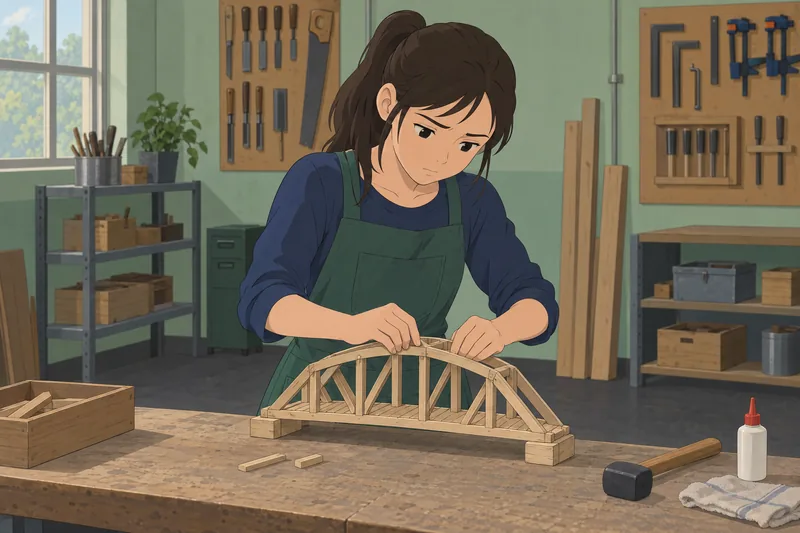 Adolescent Perseverance Scale: a teen retries a bridge.