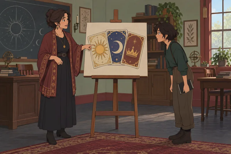 Persona Arcana Quiz shows symbolic arcana cards.