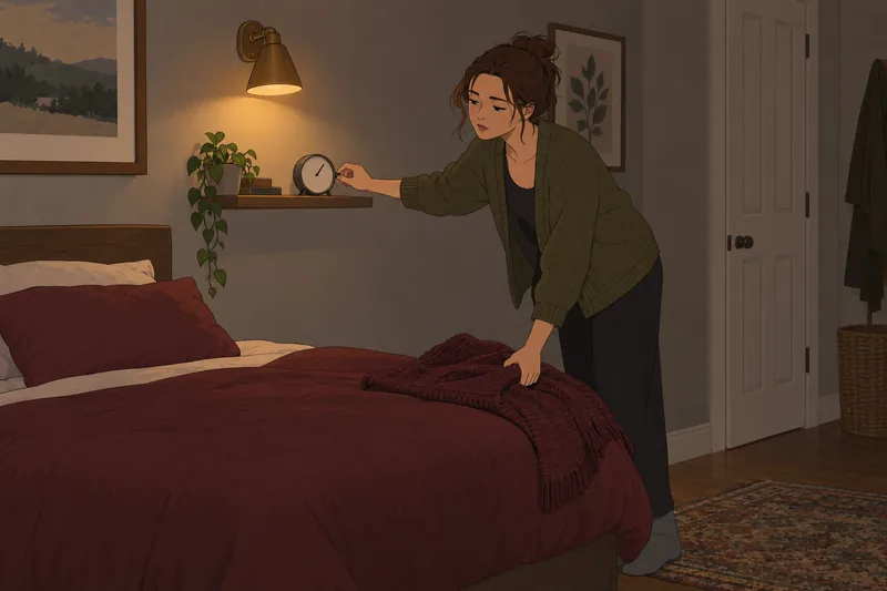 Crisis Personality Profile accompanies a quiet bedroom scene.