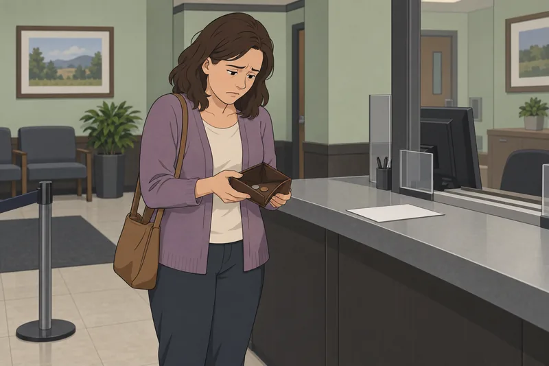 Financial Anxiety Scale worries surface at the counter.