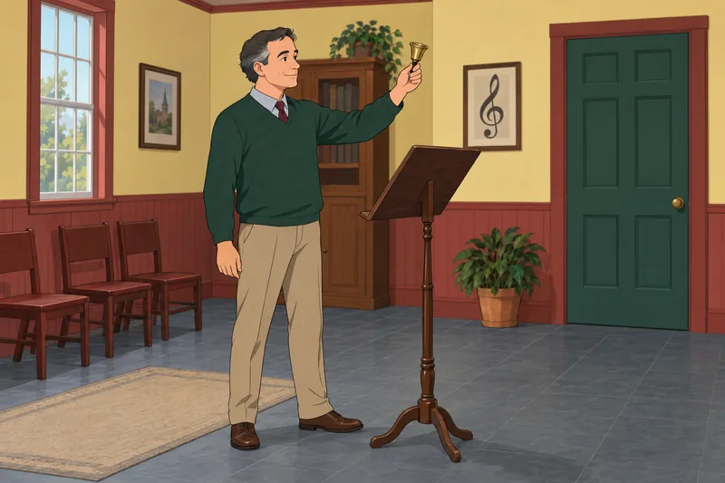 Personal Religiosity Scale frames a parish bell ritual.