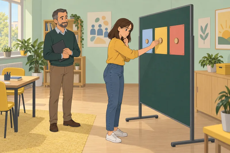 Personality Complex Test shows a participant choosing.