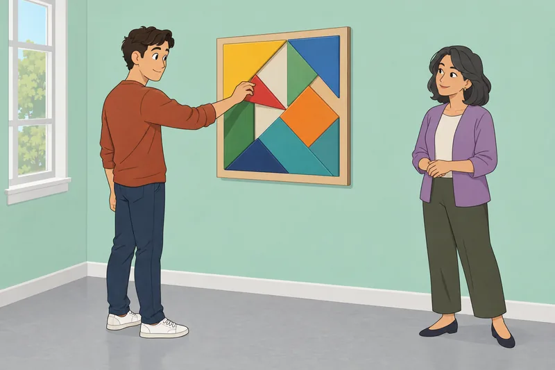 Creative Personality Scale shows inventive puzzle play.