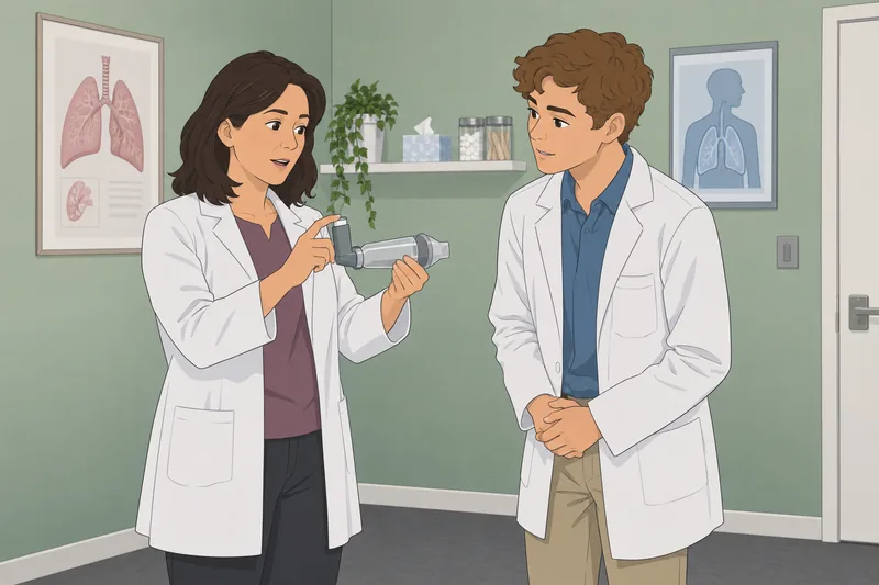 Pharmacology Respiratory Drugs appear in inhaler training.