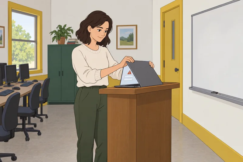 cuestionario sobre phishing: una alumna detiene el acceso.