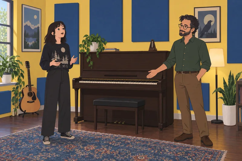 Quiz sobre Phoebe muestra un ensayo atento.