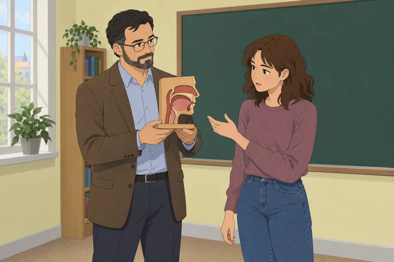 El cuestionario de fonética muestra una clase práctica.