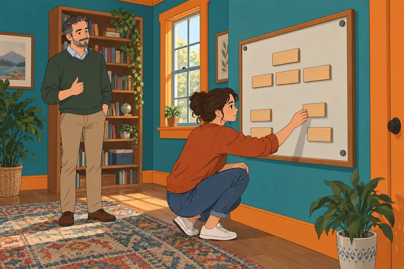 Phrases Quiz depicts a learner sorting phrase blocks.