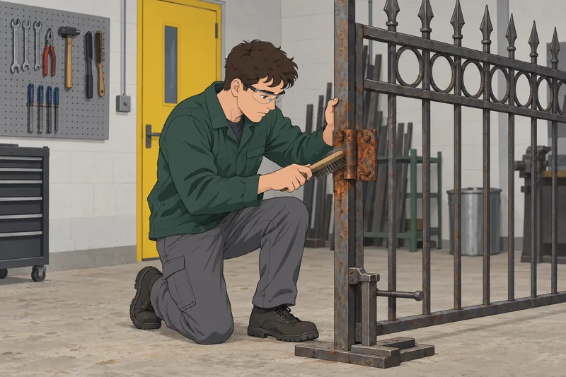 Physical and Chemical Changes Quiz shows rusty iron.
