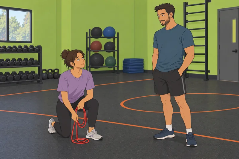 Physical Appearance Comparison in a neighborhood gym.
