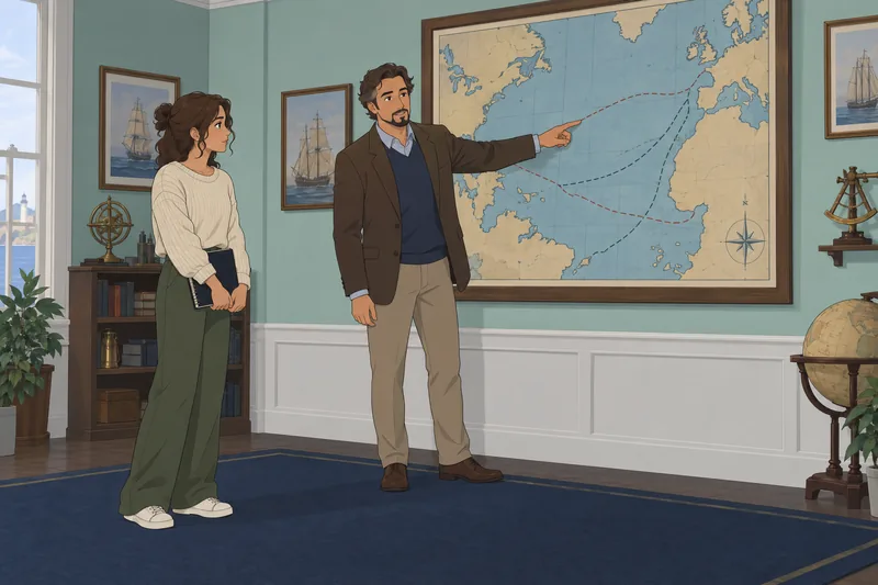 Pirate Quiz shows a learner with routes.
