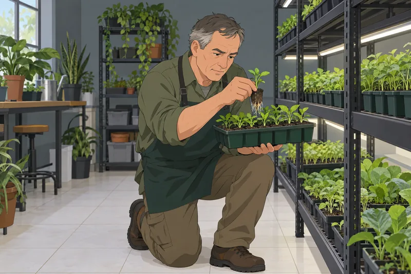 Plant Structure and knowledge includes root inspection.
