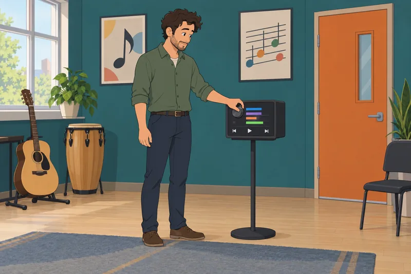 Playlist Quiz shows a learner adjusting playback settings.