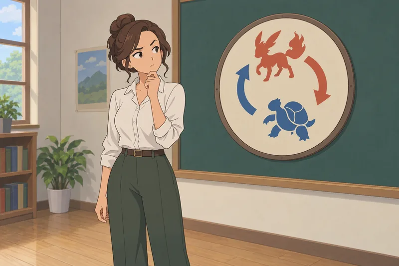 Quiz difícil de Pokémon muestra reglas avanzadas.
